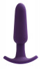 Фиолетовая анальная вибровтулка VeDO Frisky Bunny - 12,8 см.